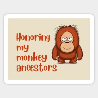 My Ancestor Monkey Sticker